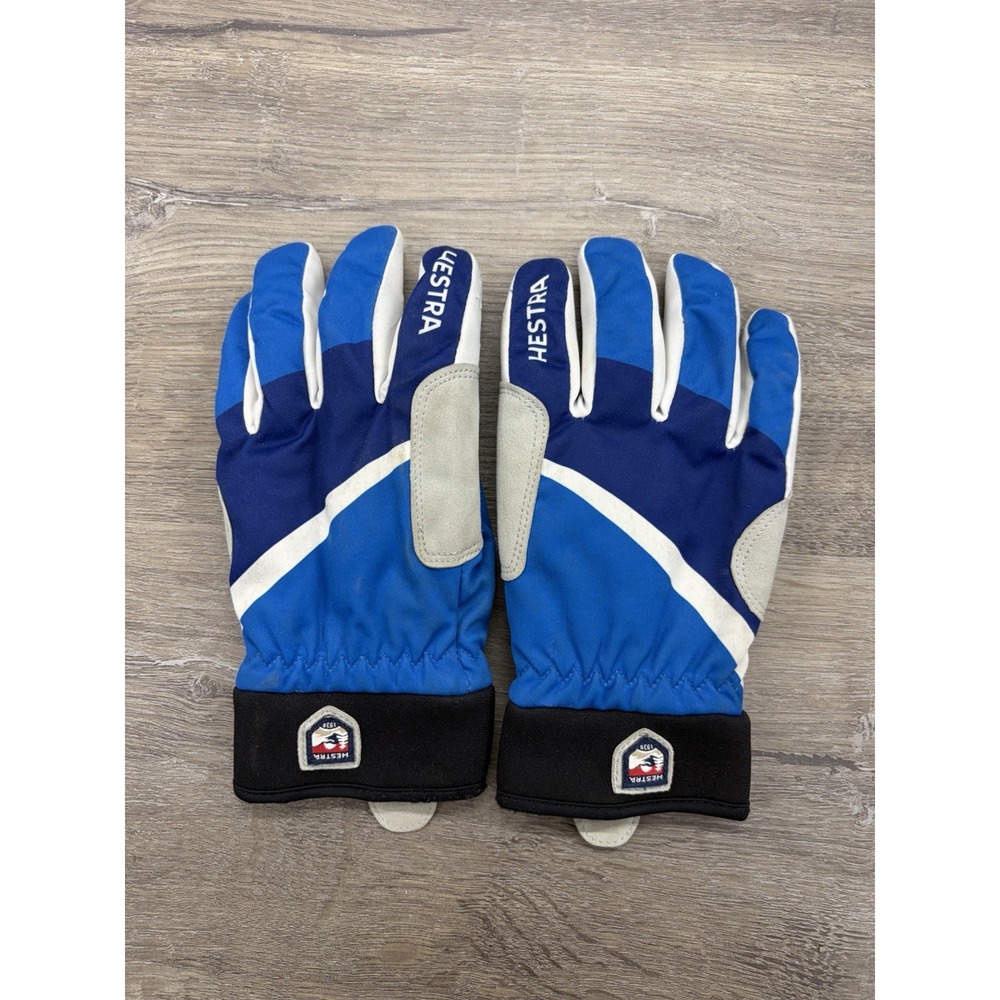 Hestra Junior Tracker Ski Gloves Kids Size 6 Blue Nordic Cross Country XC